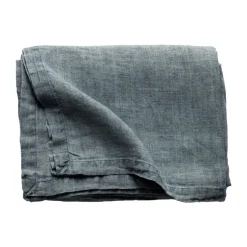 Nappe Marion en lin 175x175 cm, Ocean