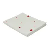 Nappe Nori 140x200 cm, White-cherry red