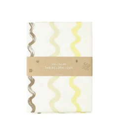 Nappe Randig 149x250 cm, White-yellow