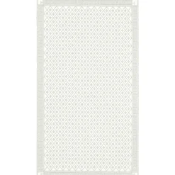Nappe Åttebladrose beige, 150x310 cm