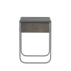 Nati Tati Drawer table de chevet, storm grey, chêne fumé