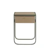 Nati Tati Drawer table de chevet, green khaki, chêne laqué blanc
