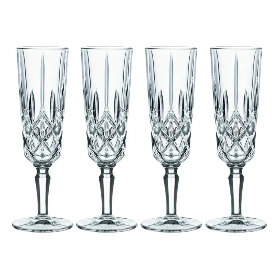 Noblesse Verre à champagne 15,5 cl Lot de 4, Transparent