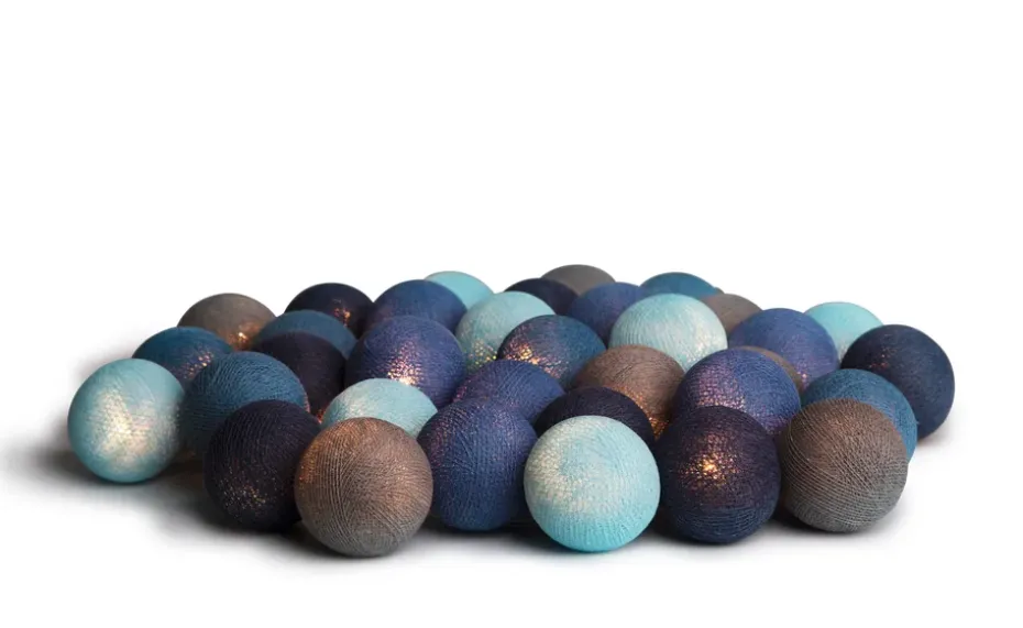 Ocean Blue 35-lumières 390 cm, Bleu