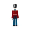 Officier avec épée Kay Bojesen, Rouge-bleu