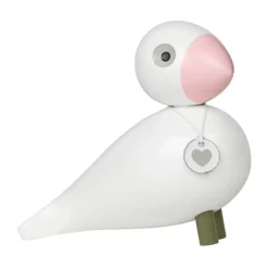 Oiseau chanteur Love Kay Bojesen, Blanc-rose