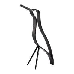 Oiseau en bois Woody Bird high 18 cm, Black stained oak