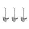 Oiseau en verre Iittala, Gris, lot de 3