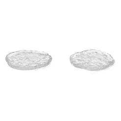 Pack de 2 pierres de verre Momento, Ø11 cm