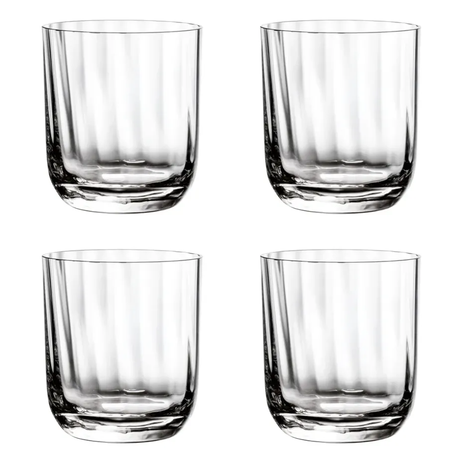 Pack de 4 verres à eau Rose Garden 39 cl, Transparent