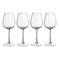 Pack de 4 verres à vin Rose Garden 43 cl, Transparent