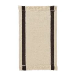 Paillasson Calm kelim, Off-white, Coffee, 50x70 cm