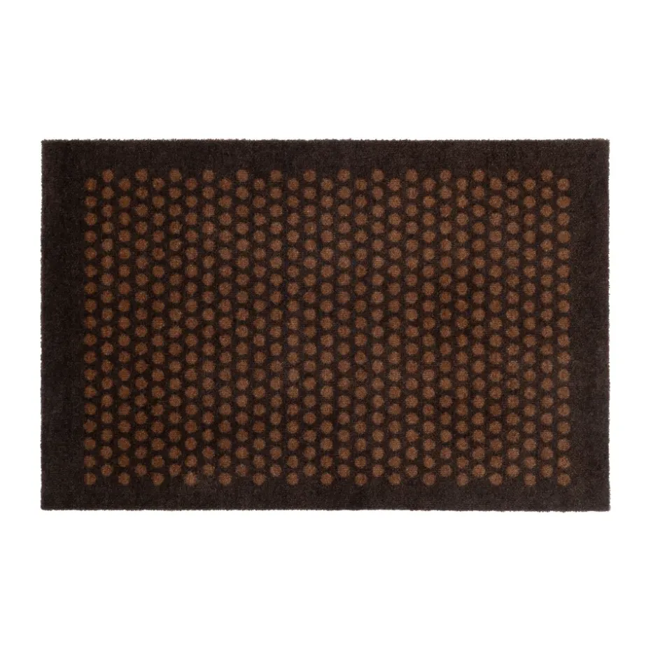 Paillasson Dots, Cognac-brown, 60x90 cm