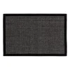 Paillasson en sisal noir Jenny, 60x90 cm