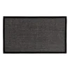 Paillasson en sisal noir Jenny, 70x120 cm