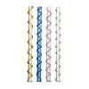 Pailles Celebrate lot de 4, Bleu-ambre-rose-vert