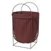 Panier à linge Arild, Puce Aubergine