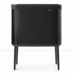 Panier à linge Bo 60 L, Noir mat