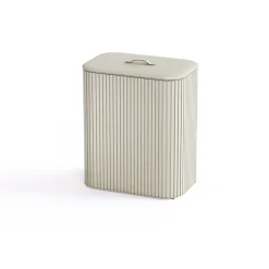 Panier à linge Tota Trio Luxe 90 L, Ecru