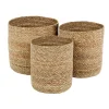 Panier de rangement Emil Lot de 3 small, Nature