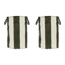 Panier de rangement Kara large Ø38x54 cm, Dark Green