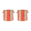 Panier de rangement Kara medium Ø32x32 cm 2 pièces, Cherry Red