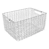 Panier de rangement Rectangular 23, Acier galvanisé