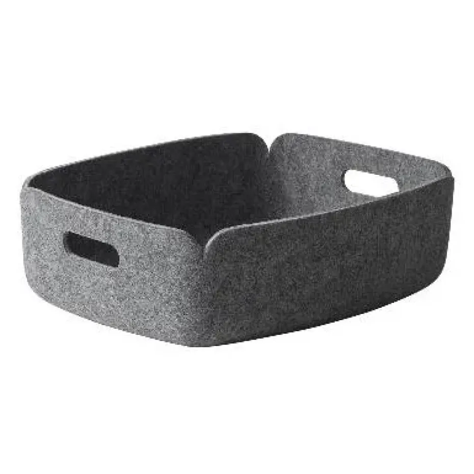 Panier de rangement Restore, petit, gris