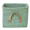 Panier de rangement Rice raffia, Mint
