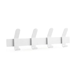 Patère A-Rack, white, 4 crochets