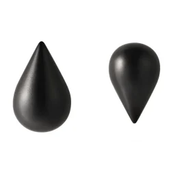 Patère Dropit, noir grand