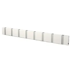 Patère Loca Knax 80 cm, blanc-gris