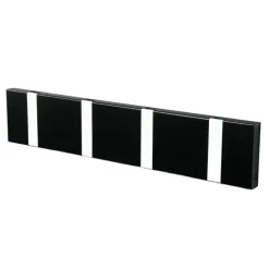 Patère Loca Knax 40 cm, noir-gris