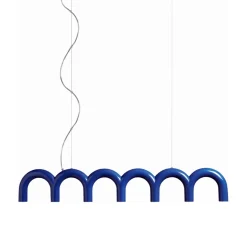 Pendule Arch 125,6 cm, Bleu