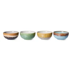 Petit bol 70's lot de 4, Multi