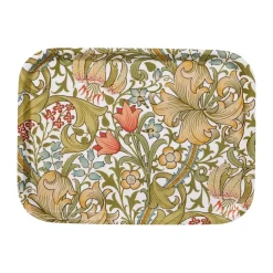 Petit plateau Golden Lily 20x27 cm, Multi