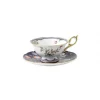 Petite tasse à thé Wonderlust avec soucoupe, jardin de minuit