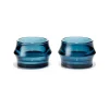 Photophore Arc 5 cm Lot de 2, Bleu foncé