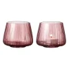 Photophore Kusintha 7,5 cm Lot de 2, Pink