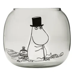 Photophore Papa Moumine 9,5 cm, Gris