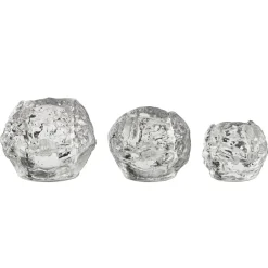 Photophore Snowball lot de 3, lot de 3
