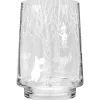 Photophore/Vase In the Woods 20 cm, Transparent-blanc
