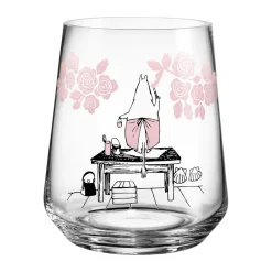 Photophore/vase Moomin Originals 17,5 cm, Roses