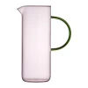 Pichet en verre Torino 1,1 l, Pink-green