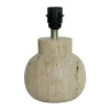 Pied de lampe de table Pella, Travertine