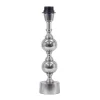 Pied pour lampe Deborah argenté mat, Petit