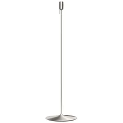 Pied pour lampe Santé, Acier brossé