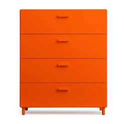Pieds Relief lot de 4, Orange