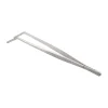 Pince alimentaire Miah pointe courbée 24x2,5 cm, Acier inoxydable
