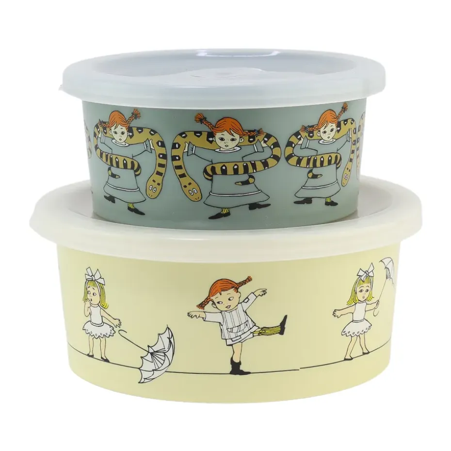 Pippi Cirkus Snackbox, lot de 2, Multicolore